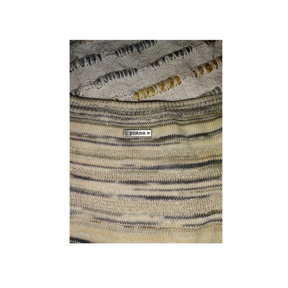 Prana sweater  Metallic striped cotton size XS - Picture 4 of 5